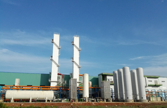 30 Stangen-kälteerzeugende Luftzerlegungsanlage 4000Nm3/H Molekularsieb-Reinigung Soems