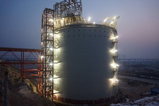 flacher unterer 50000M3 Sammelbehälter 0,8 großer LNG Behälter Mpa