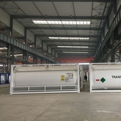 ISO-Behälterbehälter 20ft für das Transportieren des Sauerstoffes, Stickstoff, Argon, CO2, Lng auf Meer