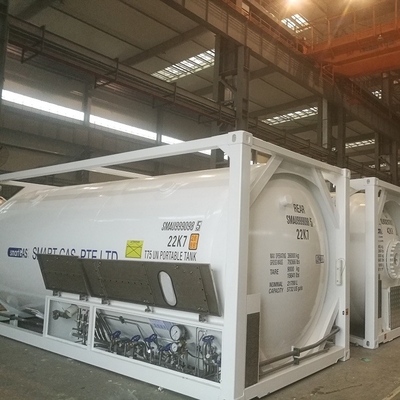 LAR LNG LO2 LN2 20' Behälter des Tieftemperaturspeicher-Behälter-SA-240M 304 des Behälter-T75