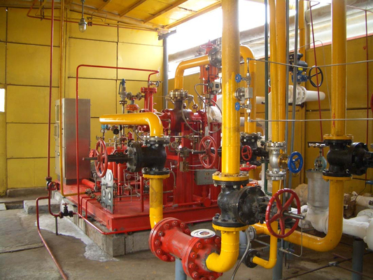 Brachte kälteerzeugender Erdgas-Turbo-Expander SASPG für ASU-Gleiter an