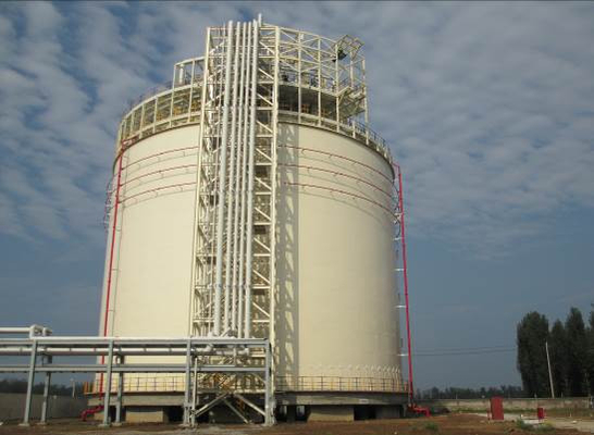 Sammelbehälter 30000M3 SASPG einzelner flacher unterer Eindämmungs-LNG